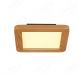 230x230mm Square Circle FSC Pine Wood Indoor LED Ceiling Light 90036