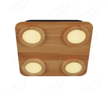 380x380mm Wood Indoor LED Celing Light