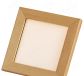 130x130mm FSC Wood Square Single Head Spotlights 90055