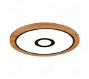 600mm Diameter RGB in Centre Round FSC Wood Frame LED Ceiling Light 90007