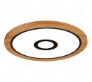 800mm Diameter RGB in Centre Round FSC Wood Frame LED Ceiling Light 90008