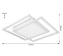 750x625mm Aluminum Profile Double Frame Main Light+Frame Light Indoor LED Lamp 50002