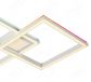 870x565mm Double Frame Main Light CCT+Beside Frame Rainbow RGB+Middle CCT Indoor LED Lamp 50005