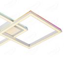 870x565mm Double Frame Main Light CCT+Beside Frame Rainbow RGB+Middle CCT Indoor LED Lamp 50005