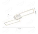 1000x270mm Long Aluminum Profile Color Changing Decoration LED Light 50006