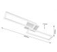 1000x270mm Long Aluminum Profile Main Light+Base Light CCT Decoration LED Light 50007