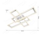 950x700mm Triple Aluminum Profile Frame CCT Dimmable LED Ceiling Lamp 50014