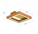 300x300mm Aluminum Power coating Profile 2700-6000K+RGB Decoration Ceiling Lamp 50022