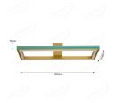 600x250mm Aluminum Power coating Profile 2700-6000K+RGB Decoration Ceiling Lamp 50025