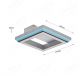 300x300mm Power Coating Profile Brushed Aluminum 2700-6000K+RGB Decoration Ceiling Lamp 50028