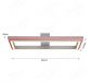 800x300mm Power Coating Profile Brushed Aluminum 2700-6000K+RGB Decoration Ceiling Lamp 50030