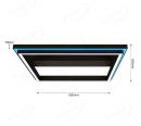 600x600mm Double Down Frame Kelvin Color Change and RGB Tuya WiFi Control LED Ceiling Light 50039