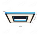 400x400mm Main CCT+Inner & Outer Frame RGB Indoor IP20 LED Ceiling Light 50051