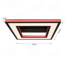 500x500mm Main CCT+Inner & Outer Frame RGB Indoor IP20 LED Ceiling Light 50052