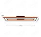 900x300mm Main CCT+Inner & Outer Frame RGB Indoor IP20 LED Ceiling Light 50054