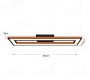 900x300mm Main CCT+Inner & Outer Frame RGB Indoor IP20 LED Ceiling Light 50054