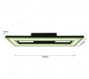 900x300mm CCT+Outer Frame & Center Frame Light RGB Control by Wall Switch & Remote Control LED Ceiling Light 50060