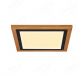 300x300mm Square FSC Wood Frame LED Ceiling Light 90009