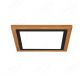 300x300mm Square FSC Wood Frame LED Ceiling Light 90009