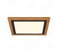 300x300mm Square FSC Wood Frame LED Ceiling Light 90009