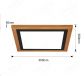 300x300mm Square FSC Wood Frame LED Ceiling Light 90009