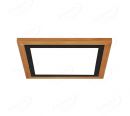 300x300mm Square FSC Wood Frame LED Ceiling Light 90009