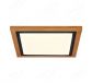 400x400mm Square FSC Wood Frame LED Ceiling Light 90010