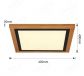 400x400mm Square FSC Wood Frame LED Ceiling Light 90010