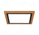 400x400mm Square FSC Wood Frame LED Ceiling Light 90010