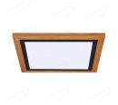 400x400mm Square FSC Wood Frame LED Ceiling Light 90010