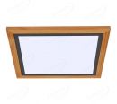 600x600mm Square FSC Wood Frame LED Ceiling Light 90011