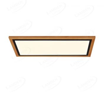 800x400mm Rectangle FSC Wood Frame LED Ceiling Light 90012