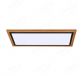 800x400mm Rectangle FSC Wood Frame LED Ceiling Light 90012