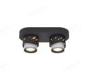 340x120mm Star Effect Black & White LED Spotlights 80009