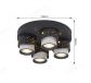 330x330mm Star Effect Black & White LED Spotlights 80012