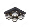 330x330mm Star Effect Black & White LED Square Spotlights 80017