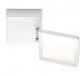 100x90mm SIngle Head Square Arc LED Spotlight In White color 80033