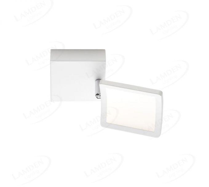 100x90mm SIngle Head Square Arc LED Spotlight In White color 80033