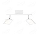 315x150mm Two Head Square Arc LED Spotlight In White color 80034