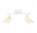 315x150mm Two Head Square Arc LED Spotlight In White color 80034