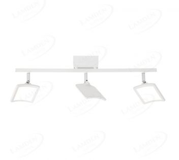 560x150mm Three Head Square Arc LED Spotlight In White color