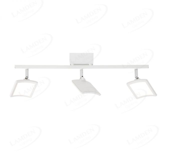 560x150mm Three Head Square Arc LED Spotlight In White color 80035