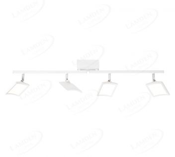 810x150mm Four Head Square Arc LED Spotlight In White color