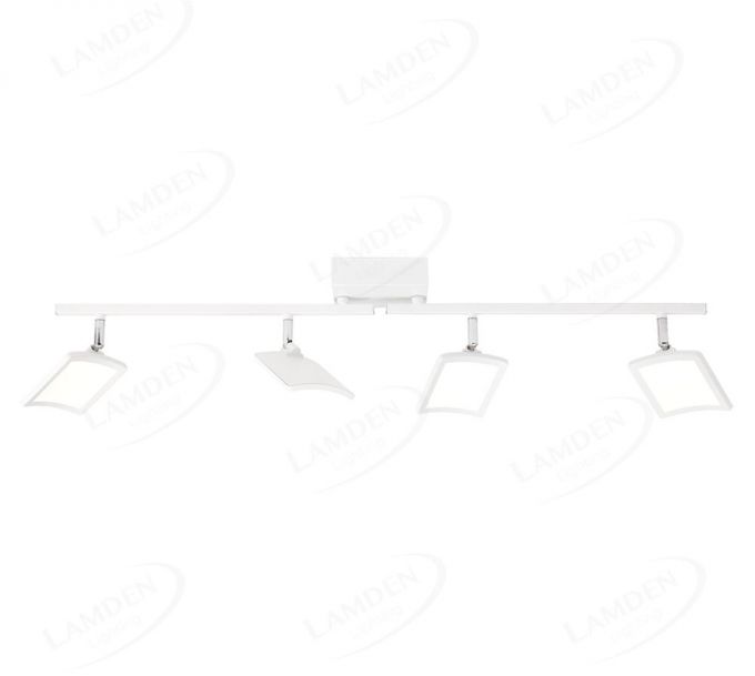 810x150mm Four Head Square Arc LED Spotlight In White color 80036