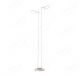 220x90xH1380mm Two Head Square Arc LED Floorlamp In White color 80039