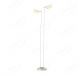 220x90xH1380mm Two Head Square Arc LED Floorlamp In White color 80039