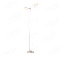 220x90xH1380mm Two Head Square Arc LED Floorlamp In White color 80039