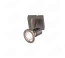 120x79mm Single Movable Head with Square Base Nickel Color LED Spotlights 80040