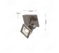 100x130mm Four Movable Single with Square Base Nickel Color LED Spotlights 80044