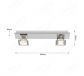 400x80mm Two Head ON OFF 3 Step Dimmable Nickel Surface LED Spotlights 80048